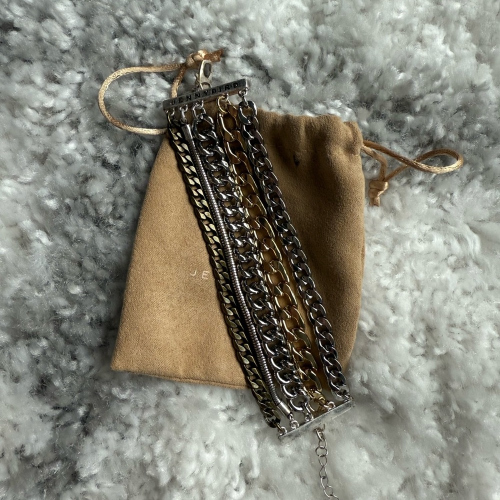 Jenny Bird Mixed Metals Chain Bracelet